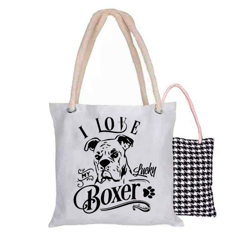boxer çantası, boxer köpek hediyesi, köpek hediyeleri